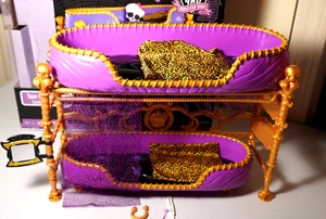 Monster High Room to Howl Dead Tired Clawdeen Wolf Bunk Bed w/Box No Doll repack - Picture 1 of 6