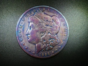 1892-O MORGAN SILVER DOLLAR NICELY TONED COLLECTOR GRADE COIN M-750 - Picture 1 of 5