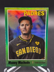 2024 Topps Archives Manny Machado Green Foil /99 No. 102 - Picture 1 of 10