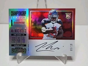 2017 Contenders Championship Ticket Auto Jeremy McNichols #359 05/10 (RC) - Picture 1 of 3