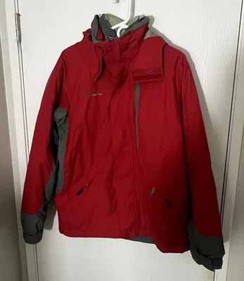 Columbia Vertex 男式中号红色户外滑雪夹克 — 第 1/4 张图片