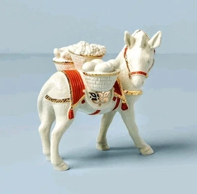 Nova Estatueta Lenox Primeira Bênção Presépio Burro Caixa Original e Embalagem - Imagem 1 de 4