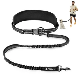 Hands Free Dog Leash Waist Belt Leash for Large Medium Dogs for Running Walki... - Picture 1 of 7