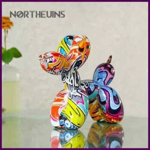 Harz Graffiti Ballon Hund Figuren für Interieur Zuhause Schreibtisch Dekoration - Bild 1 von 26