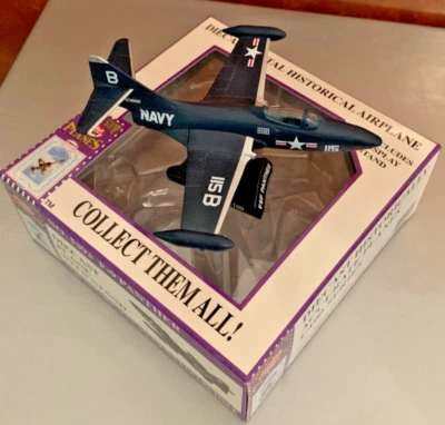 Panther F-9. Korean War Jet. Die Cast Metal. 1:100 scale. New in Box. Mint - Image 1 of 4