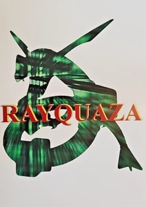 Rayquaza - Pokemon Wall Art Print High Gloss 11 in x 17 in - Picture 1 of 1