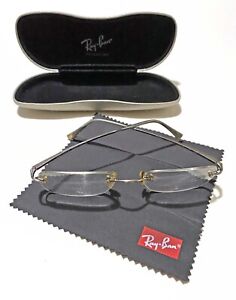 Ray-Ban Titanium Rimless Silver Chrome Eye Glasses - RB8502 - 117 135