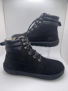 Be Lenka Nevada Neo robuste Leder Barfußstiefel, ganz schwarz, Größe 7 US - Bild 1 von 13