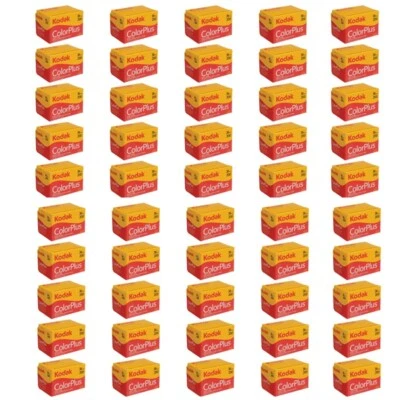 50 rollos Kodak ColorPlus 200 36 exposición color negativo 200 ISO 35mm película Foto 1 de 3