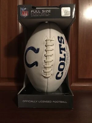 Indianapolis Colts Embroidered Logo Full Size NFL Football — 第 1/4 张图片