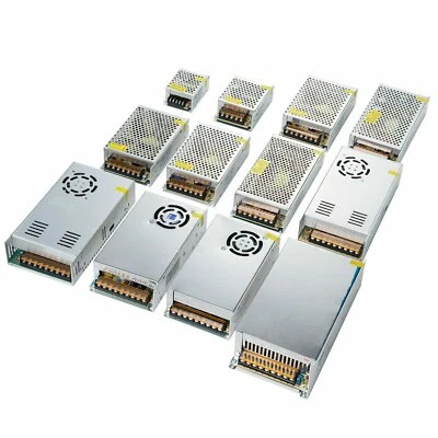 AC100-240V DC 12V Power Supply Adapter Transformer LED Strip 1A 2A 8A 8A 10A 20A - image 1 of 4