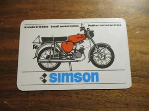 DDR-Taschenkalender - SIMSON- 1979 - - Bild 1 von 2