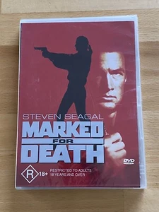 Marked For Death DVD 1990 Steven Seagal Keith David Region 4 New & Sealed - Picture 1 of 5