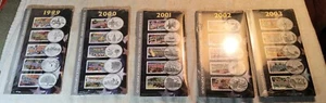 (5) DIFFERENT 50 STATE QUARTERS GREETINGS FROM AMERICA PORTFOLIOS 1999-2003 - Picture 1 of 14