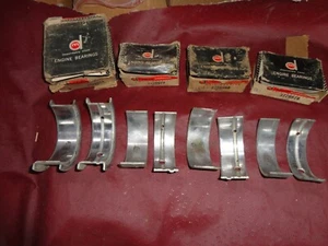 Nos 1956 1962 Chevrolet 235 261 L6 Engine 001 Main Bearing Set Delco Moraine - Picture 1 of 4