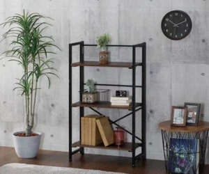 3-Tier Bookcase Display Rack Ladder Bookshelf * Folding Design & Fully Assembled - Picture 1 of 3