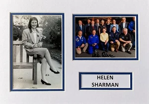 HELEN SHARMAN HAND SIGNED A4 PHOTO MOUNT DISPLAY BRITISH ASTRONAUT AUTOGRAPH 3 - Picture 1 of 1