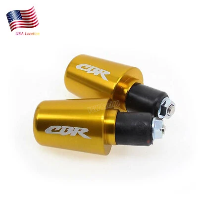 Tapones de empuñaduras de extremos de manillar de motocicleta para Honda CBR600RR CBR1000RR 2004-2014 EE. UU. Foto 1 de 4