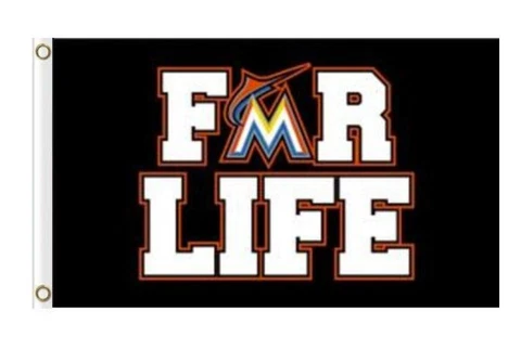 Miami Marlins Flag 3x5ft Banner Polyester Baseball World Series marlins013 Cover