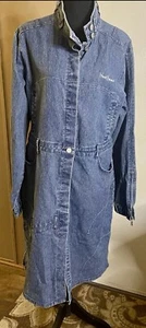 Mecca Femme Damen Western Langarm Jeanskleid Gr. XL - Bild 1 von 11
