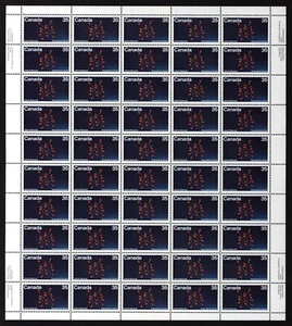 CANADA SHEET 865phMNH 35c x 50 URANIUM - URANINATE MLOECULAR STRUCTURE - Picture 1 of 1