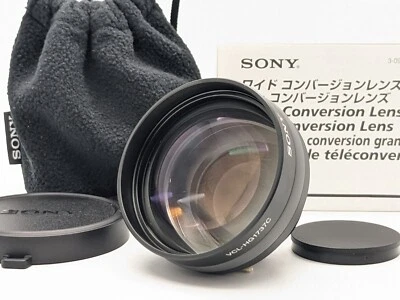 [N MINT+] Sony VCL-HG1737C Tele Conversion Lens 1.7x for Handy Cam from Japan - Image 1 of 4