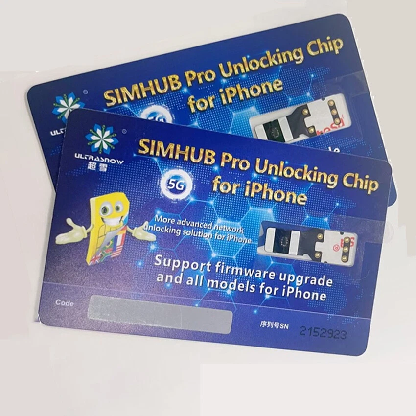 MEP2.0 Unlock Chip Turbo SIM Card Heicard Sticker IPCC Dual SIM 5G For iPhone - Image 1 of 4