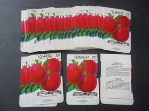 Wholesale Lot of 50 Old Vintage - TOMATO - Porter - SEED PACKETS - Empty - Picture 1 of 1