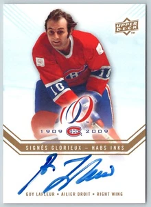2008-09 Montreal Canadiens Centennial Guy Lafleur Habs Tintas Habs-GL 95211 - Imagen 1 de 2