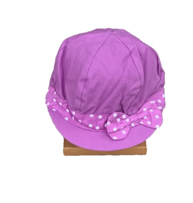 Gymboree Pinwheel Pastels Girls Sz 6-12 Months Polka Dot Lilac Hat NWT - Image 1 of 2