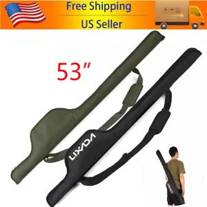 Lixada 53 Zoll Angelrutentasche tragbar faltbar Angelrutenabdeckung Tasche M0J3 - Bild 1 von 12