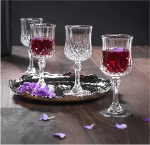 Verres cordiaux en cristal Longchamp par Cristal D'Arques - Lot de 4 - L8707 - 2 oz - Photo 1/4