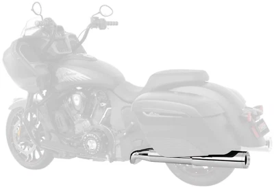 Freedom Performance 4.5" Ghost Pipe Chrome/Chr Indian Challenger Pursuit IN00137 - Image 1 of 2