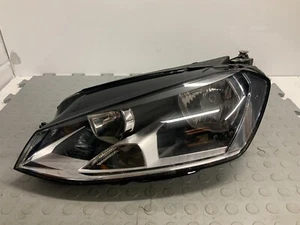VOLKSWAGEN GOLF MK7 PASSENGER SIDE HALOGEN HEADLIGHT 90043195 - Picture 1 of 12