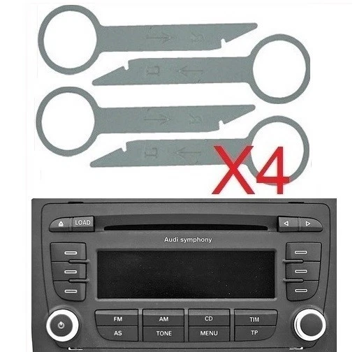 4 Clés clef extraction autoradio démontage audi Symphony audi a3 AUDI a4 tt - Photo 1/1