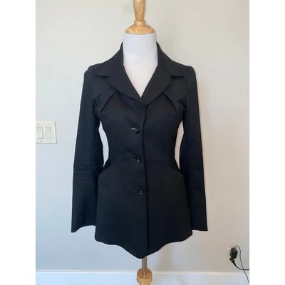 VTG Vivienne Westwood Italy Red Label Milan Orb Button Blazer Black  Italy 40 S - Image 1 of 4