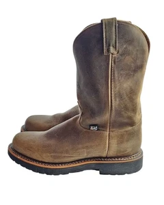 Neu ohne Karton Justin Work Herren Bauplan weiche Spitze zum Überziehen Arbeitsstiefel - 4440 Größe 13D - Bild 1 von 9