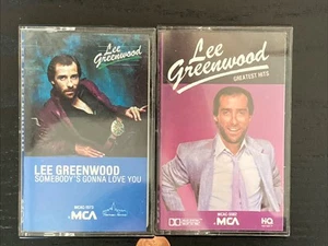 VTG Cassette Tape LOT Lee Greenwood MCA Somebody's Gonna Love You, Greatest Hits - Picture 1 of 9
