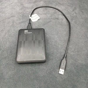 WD My Passport 2TB External Hard Drive WDBY8L0020BBK-01 - Picture 1 of 6