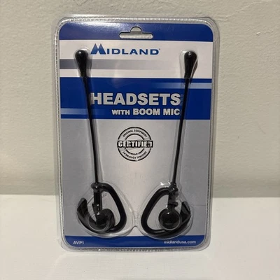 Midland AVP-1 Black Ear-Hook Headsets - Image 1 of 2