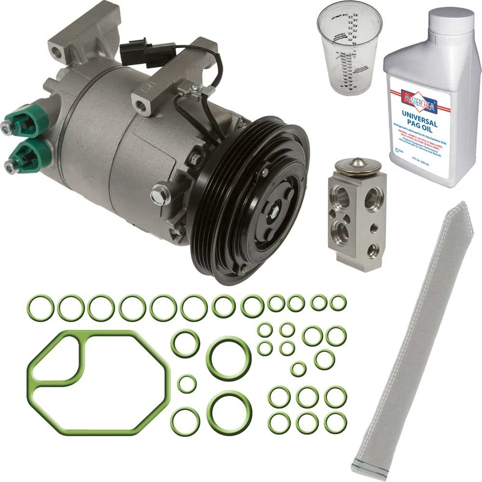 Compresor de aire acondicionado Omega para Kia Soul 2010 2011 con kit de reparación de aire acondicionado Foto 1 de 2