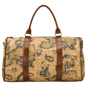 Patriciaa Nash Vasilia Garment Duffel NWT! European Map - Picture 1 of 10