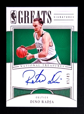2022-23 Panini National Treasures Dino Radja NBA Greats Signatures/49 #NGS-DRJ Foto 1 de 2
