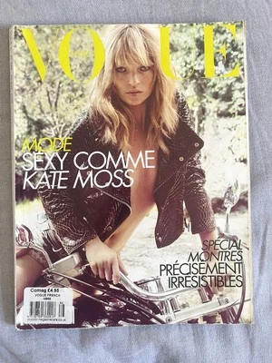 Kate Moss Vogue Paris Magazine French 2008 Vintage Fashion Free Post UK Mode - Image 1 of 4