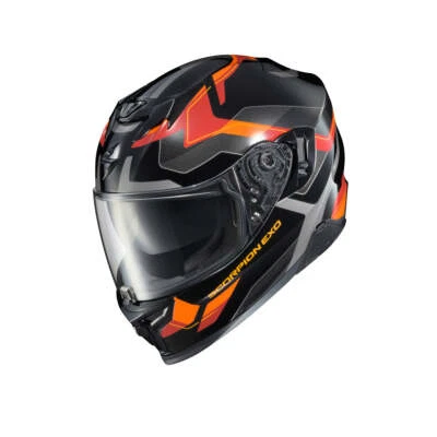 Scorpion EXO-T520 Zuse Motorcycle Helmet Orange Medium - Image 1 of 2