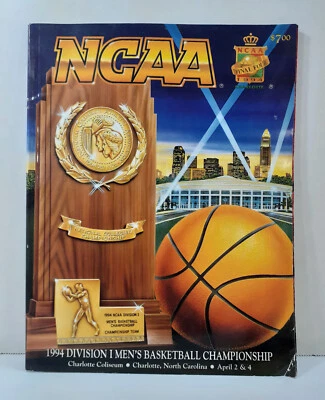 1994 NCAA Final Four Program Basketball Florida Duke Arkansas Arizona  Charlotte - Image 1 of 4