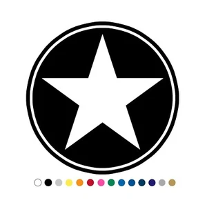Army Star Hood Decal US American Armed Forces Military Sticker Rear Window V12 - Picture 1 of 12