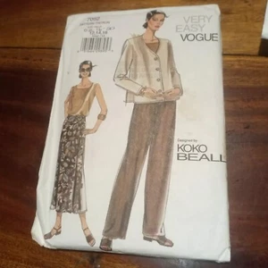 Vogue Sewing Pattern 7052 Size US 12-16 - Picture 1 of 3