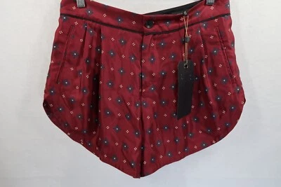 Rag & Bone NUEVO Pantalones Cortos Gabrielle Seda Para Mujer Talla 2 (28X4) Cabina Diamante Nueva York  Foto 1 de 4