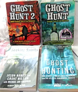 4 True Ghost Stories: Ghost Hunt 1 & 2, Plus-2 Jason Hawes & Grant Wilson PBs - Imagen 1 de 5